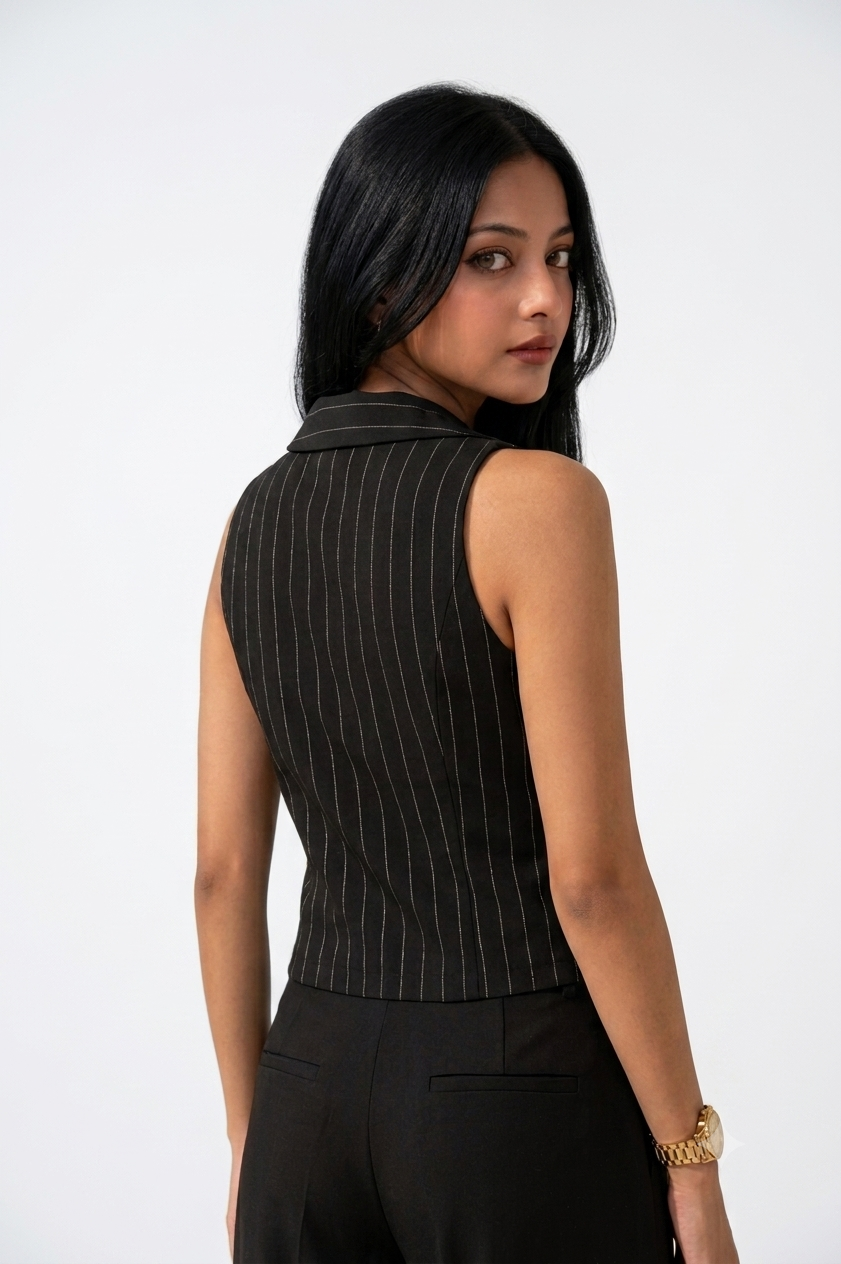 Pinstripe Waistcoat